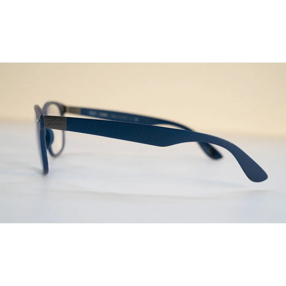 Ray-Ban Glasses Frames LITEFORCE RB4207 6015/8G Navy Blue 55-17 3N Made In Italy